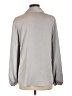 Bar III 100% Polyester Gray Long Sleeve Blouse Size L - photo 2