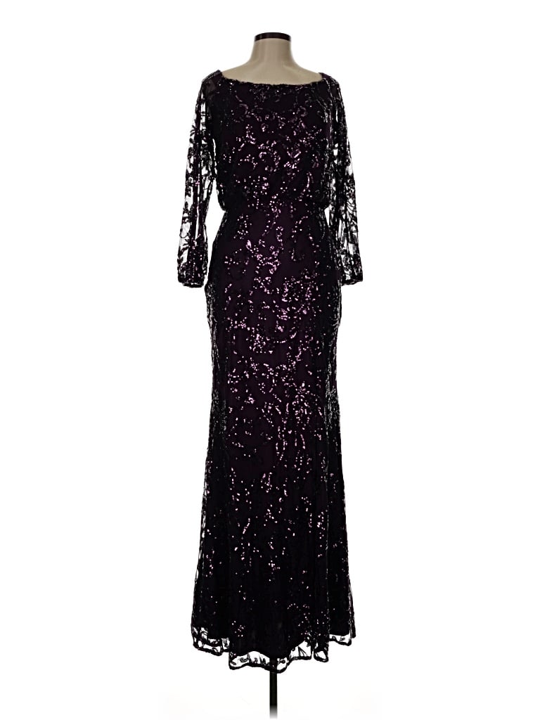 Pre-owned Xscape Cocktail Dress In Purple