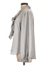 Bar III 100% Polyester Gray Long Sleeve Blouse Size L - photo 5