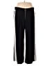 Boutique + 100% Polyester Color Block Black Track Pants Size XL Plus - photo 1