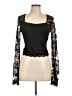 Unbranded Black Long Sleeve Top Size L - photo 1
