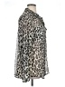 Old Navy Animal Print Silver Long Sleeve Blouse Size XL - photo 4