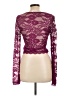 Positano Burgundy Long Sleeve Top Size L - photo 2