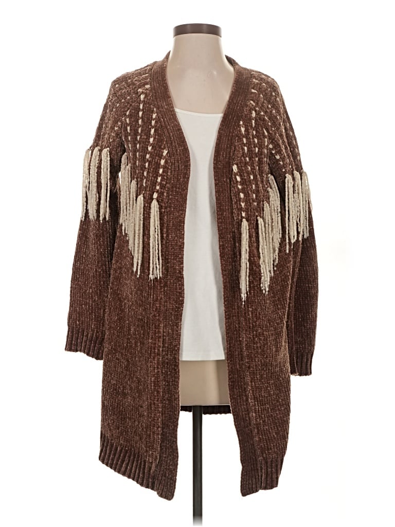 Pre-owned Entro Cardigan Sweater In Brown