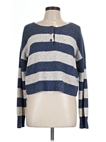 Hem & Thread Pullover Sweater (view 1)