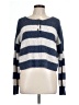 Hem & Thread Stripes Blue Pullover Sweater Size L - photo 1