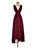Shein 100% Polyester Burgundy Cocktail Dress Size XS - photo 1