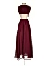 Shein 100% Polyester Burgundy Cocktail Dress Size XS - photo 2