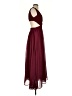 Shein 100% Polyester Burgundy Cocktail Dress Size XS - photo 4
