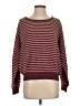 Pepe Jeans 100% Cotton Stripes Burgundy Red Pullover Sweater Size S - photo 1