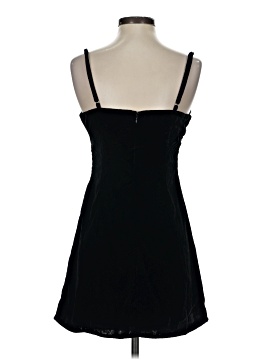 red black mesh dress Lydia Wrap Dress in Black Queen of Hearts flocked mesh main image 0