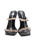 Public Desire Gray Black Sandals Size 6 - photo 2