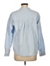 organicbasics 100% Cotton Blue Long Sleeve Blouse Size M - photo 2