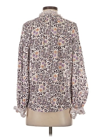 Rebecca Taylor Long Sleeve Silk Top (view 2)