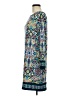 PREMISE Paisley Teal Casual Dress Size M - photo 5