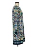 PREMISE Paisley Teal Casual Dress Size M - photo 4
