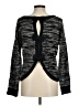 Just Fab Metallic Black Pullover Sweater Size M - photo 2
