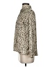 TRUTH BY REPUBLIC 100% Polyester Animal Print Ivory Long Sleeve Blouse Size S - photo 5