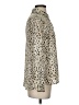TRUTH BY REPUBLIC 100% Polyester Animal Print Ivory Long Sleeve Blouse Size S - photo 4