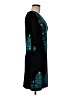 Rustic West Paisley Teal Cocktail Dress Size M - photo 4