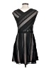 BCBGMAXAZRIA Graphic Black Cocktail Dress Size S - photo 2