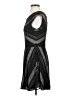 BCBGMAXAZRIA Graphic Black Cocktail Dress Size S - photo 5