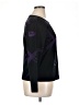 Chico's 100% Cotton Graphic Black Pullover Sweater Size XL (3) - photo 4