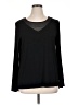 Tahari Black Long Sleeve Top Size XL - photo 1
