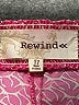 Rewind 100% Polyester Hearts Pink Shorts Size 17 - photo 3