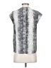Joie Silver Short Sleeve Blouse Size S - photo 2