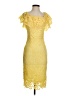PaperDoll 100% Polyester Yellow Cocktail Dress Size 4 - photo 1