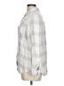 Well Worn 100% Viscose Plaid Silver Long Sleeve Button-Down Shirt Size L - photo 5