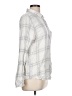 Well Worn 100% Viscose Plaid Silver Long Sleeve Button-Down Shirt Size L - photo 4