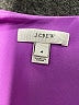 J.Crew 100% Polyester Solid Purple Casual Dress Size 4 - photo 7
