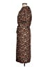 Boden Print Brown Casual Dress Size 10 - photo 5