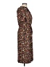 Boden Print Brown Casual Dress Size 10 - photo 4