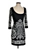 Venus Paisley Black Cocktail Dress Size S - photo 1