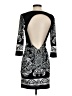 Venus Paisley Black Cocktail Dress Size S - photo 2
