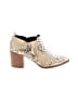 REPORT Ivory Tan Ankle Boots Size 8 - photo 1