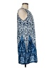Unbranded Print Blue Casual Dress Size M - photo 4