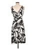 Assorted Brands Graphic Ivory Cocktail Dress Size L - photo 2