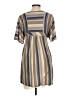 Ella Moss Stripes Tan Casual Dress Size L - photo 2