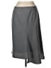 BCBGMAXAZRIA Solid Gray Wool Skirt Size 10 - photo 1