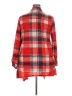 New York Laundry 100% Polyester Plaid Red Cardigan Size 2X - photo 2