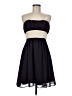 Bill Levkoff 100% Polyester Color Block Purple Blue Cocktail Dress Size 8 - photo 1