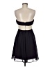 Bill Levkoff 100% Polyester Color Block Purple Blue Cocktail Dress Size 8 - photo 2