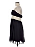 Bill Levkoff 100% Polyester Color Block Purple Blue Cocktail Dress Size 8 - photo 5