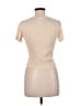 Real Essentials 100% Cotton Tan Short Sleeve Turtleneck Size L - photo 2