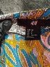 H&M 100% Polyester Paisley Blue Casual Dress Size 8 - photo 4