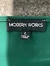 Modern Works Green 3/4 Sleeve Blouse Size L - photo 7